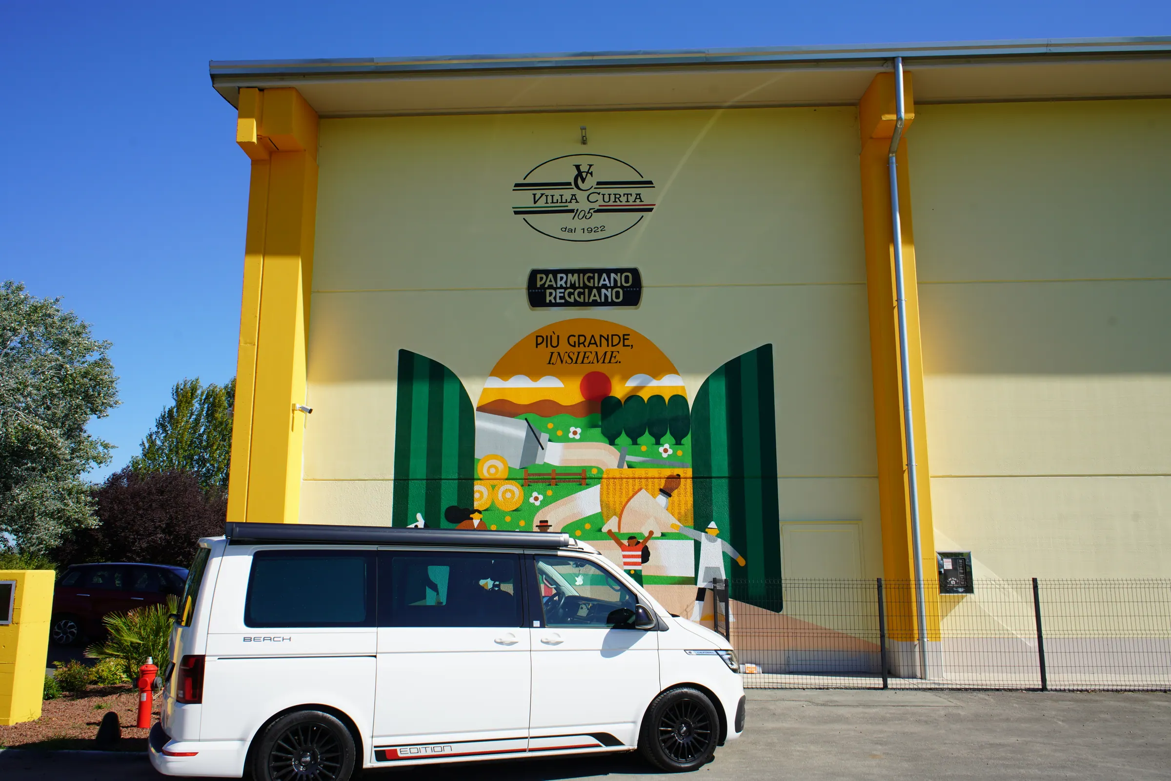 Die Käserei Latteria Villa Curta in Reggio Emilia
